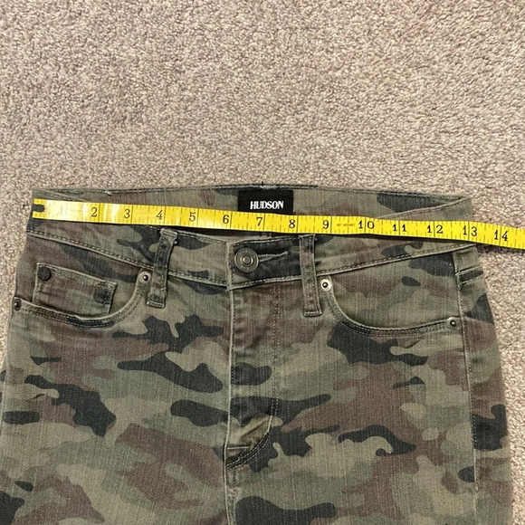 NWOT Hudson Barbara High Waist Super Skinny Jeans Camo 25 - Picture 5 of 16